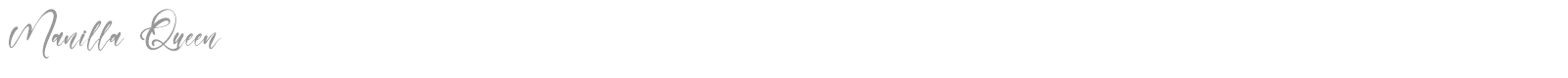 Manilla Queen font preview